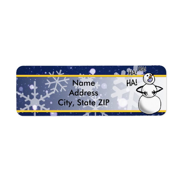 Étiquette Rire Tout Le Chemin Lâche (Devant)