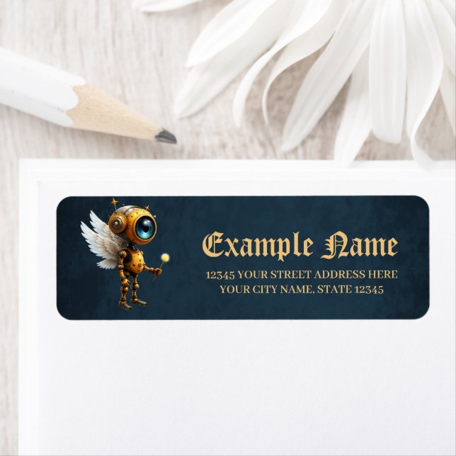 Étiquette Robby the Winged Timekeeper – Wings of Time Serie  (En situation)