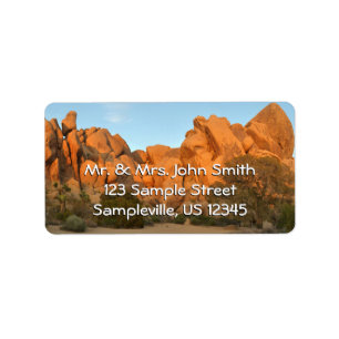 Étiquette Rochers du coucher de soleil à Joshua Tree