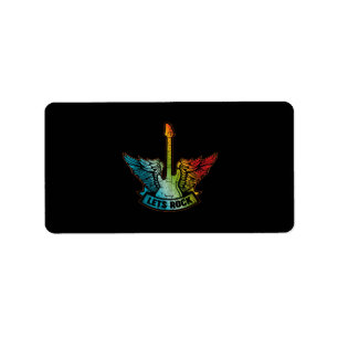 Étiquette Rock Legend Rock And Roll Music Guitar