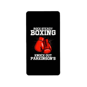 Étiquette Rock Steady Boxing Mettre K.O. la maladie de Parki