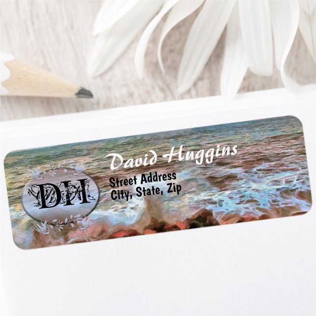 Étiquette Rocky Waves 0742 Adresse (Créateur téléchargé)