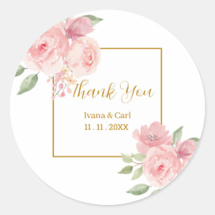 Étiquette rose
