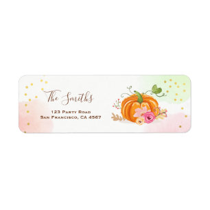 Étiquette Rose d'or d'automne d'automne d'étiquettes de