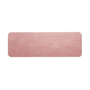 Étiquette Rose Gold Pink Blank DO-IT-YOURSELF Faux Foil Adre