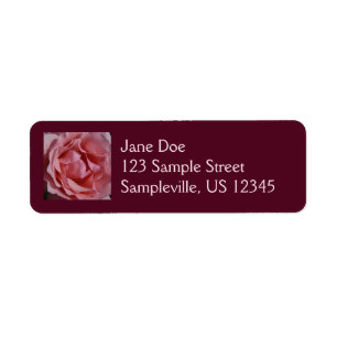 Étiquette Rose rose II Plutôt Floral