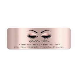 Étiquette Rose RSVP Fête des mariées Sweet 16e maquillage Ar