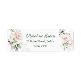 Étiquette Roses Roses Roses Roses Roses Roses Roses Adresse 