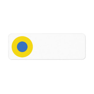 Étiquette Roundel de l'armée de l'air ukrainienne