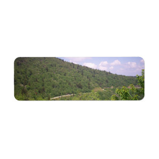 Étiquette Route de balayage Blue Ridge Parkway