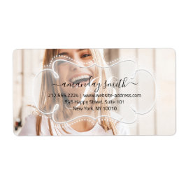 Étiquette RSVP Bridal Swedal Monogram Photo personnalisée