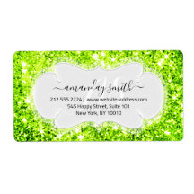 RSVP Mariage de monographie Parties scintillant de