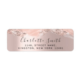 Étiquette RSVP Mariage mariée Quinceanera Rose Sweet16e