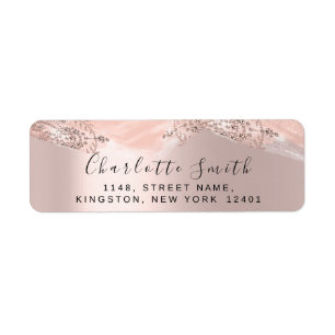 Étiquette RSVP Mariage mariée Quinceanera Rose Sweet16e