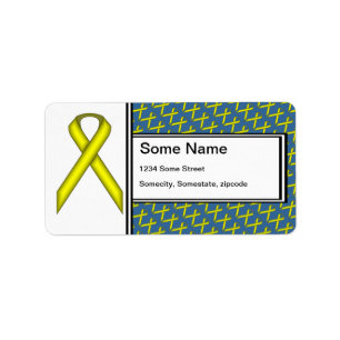 Étiquette Ruban standard jaune par Kenneth Yoncich