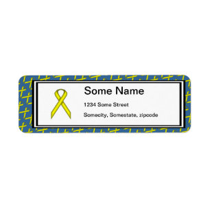 Étiquette Ruban standard jaune par Kenneth Yoncich