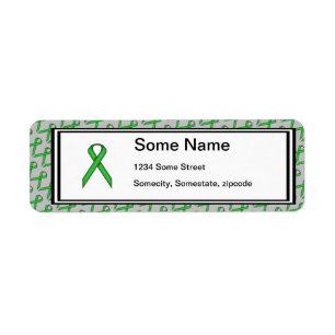 Étiquette Ruban vert standard