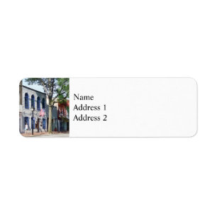 Étiquette Rue avec drapeau américain Alexandria VA