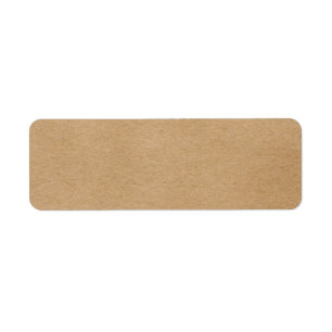 Étiquette Rustique Kraft Simple Bohème Élégant