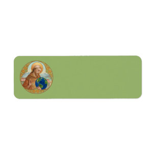 Étiquette Saint François d'Assise
