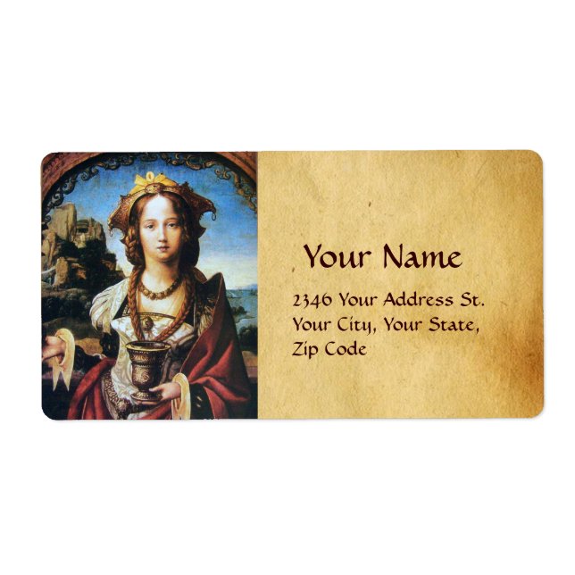 ÉTIQUETTE SAINT MARIA MAGDALENE (Devant)