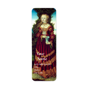 Étiquette SAINT MARY MAGDALENE, Parchemin Brown
