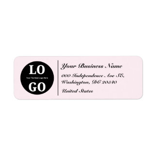 Étiquette Salon de soins de beauté Couleur pastel douce Logo