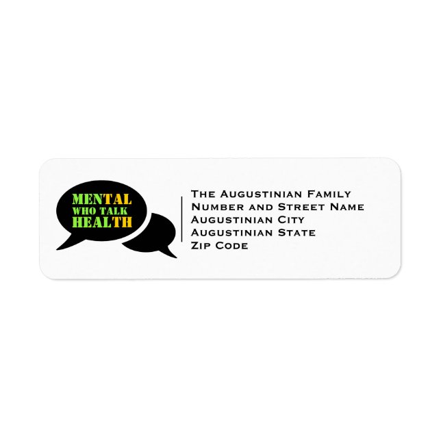 Étiquette Santé mentale | HOMMES QUI PARLENT HEAL Adresse (Devant)