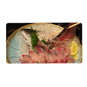 Étiquette Sashimi 刺 身