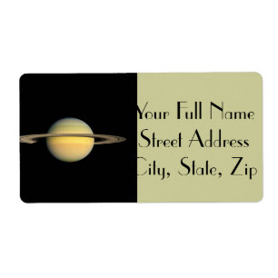 Étiquette Saturn pendant l'équinoxe