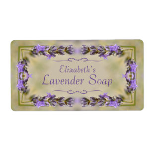 Étiquette Savon parfumé de lavande