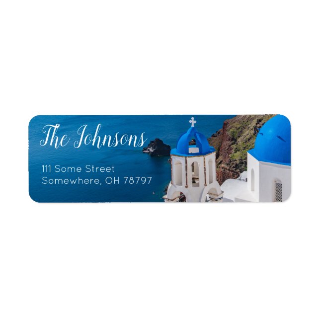 Étiquette Scenic Address Labels Greek (Devant)