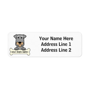Étiquette Schnauzer miniature personnalisé