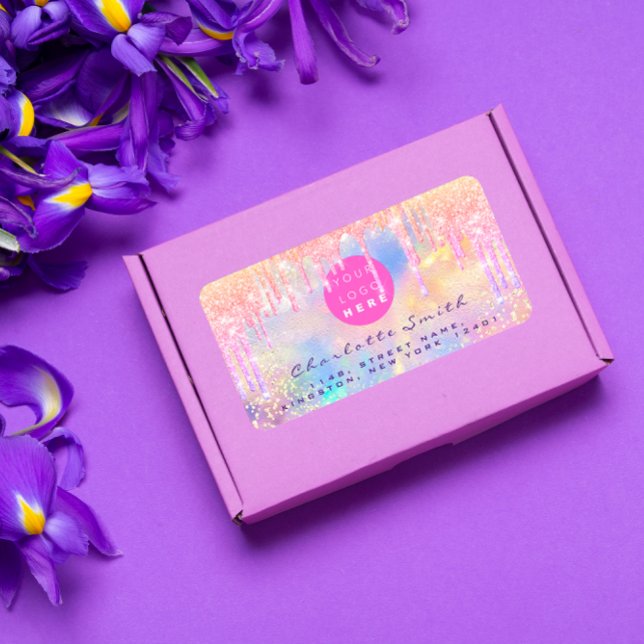 Étiquette scolaire Logo de la boutique en ligne Li (Créateur téléchargé)