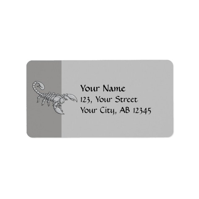 Étiquette Scorpion icon (Devant)