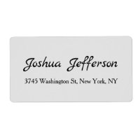 Script classique Creative Plain Grey
