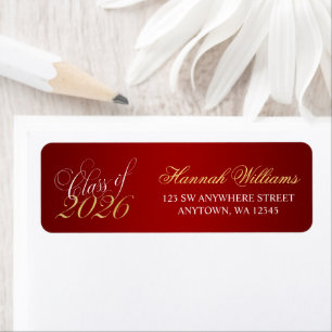 Étiquette Script Red Gold 2021
