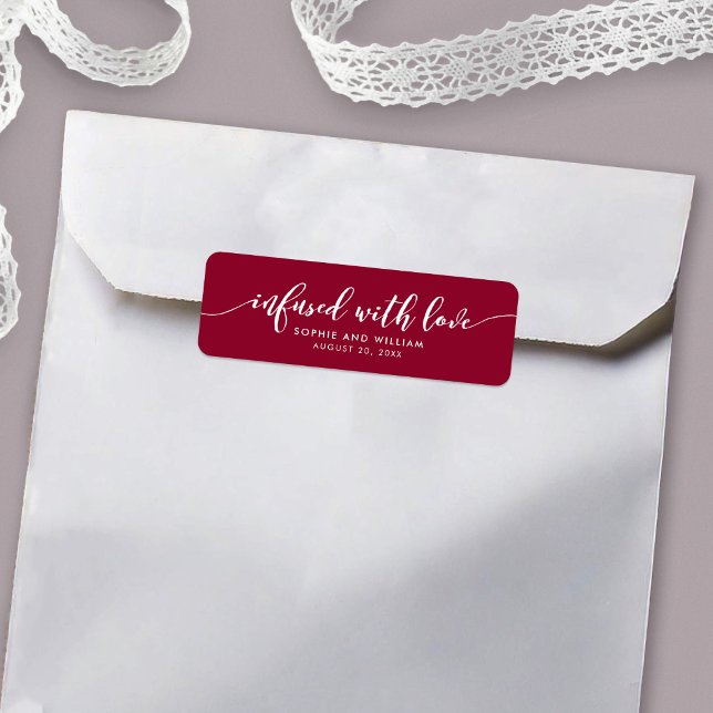 Étiquette Script Relaxant de Couleur Éditable Imprégné d'Amo (Créateur téléchargé)
