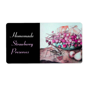 ÉTIQUETTE SEASON'S FRUITS 3 / STRAWBERRIES AND PEARS