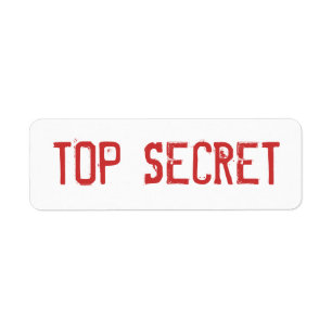 ÉTIQUETTE SECRET