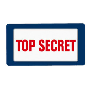 Étiquette SECRET (grand)