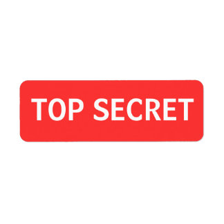 ÉTIQUETTE SECRET SUPÉRIEUR