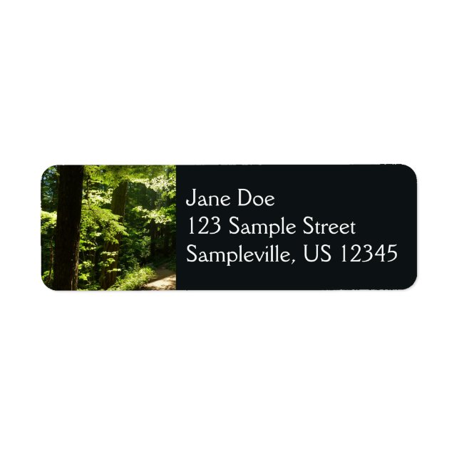 Étiquette Sentier de Silver Falls (Devant)