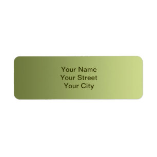 Étiquette SEULS gradients de COULEUR - vert olive