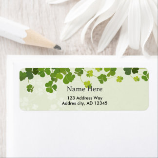 Étiquette Shamrock bouquet, st patrick's day