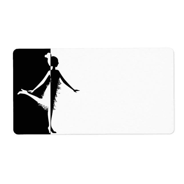 Étiquette Silhouette (Devant)