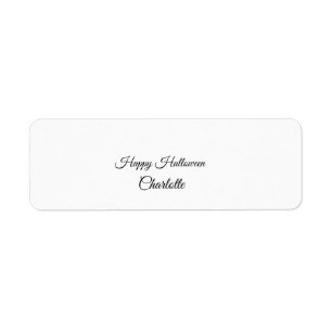 Étiquette SIMPLE MINIMAL.CUTIE AJOUTER LE NOM BÉBÉ heureux H