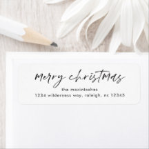Simple script joyeux noël noir et blanc