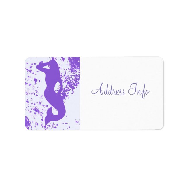 Étiquette sirène de lavande (Devant)