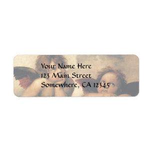 Étiquette Sistine Madonna Angels par Raphael Sanzio